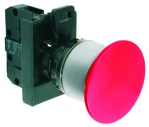 Zniżka Przycisk grzybkowy 1Z 22mm czerwony ST22-DC-10