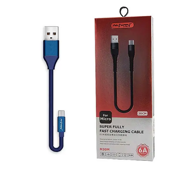 KABEL USB MICRO 5A NAFUMI NIEBIESKI 5000mAh QUICK CHARGER QC 3.0 30CM NFM-A30 Kup online