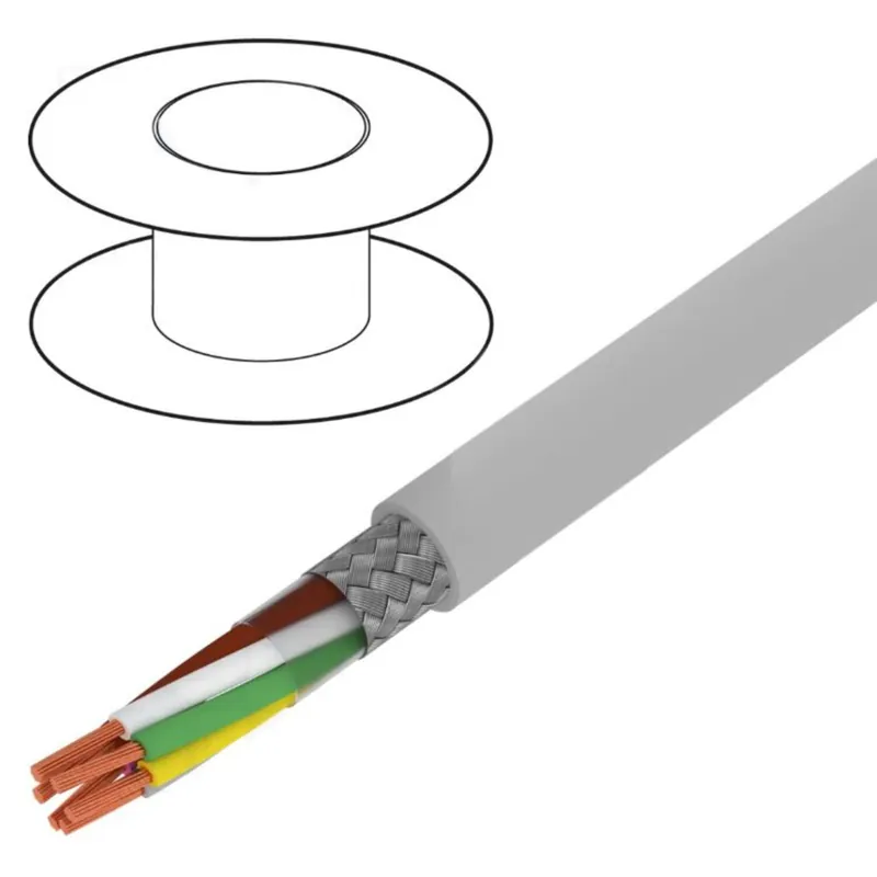 Ostatnia szansa Przewód BiT LiYCY 6x0,5mm2 PVC, szary 300V