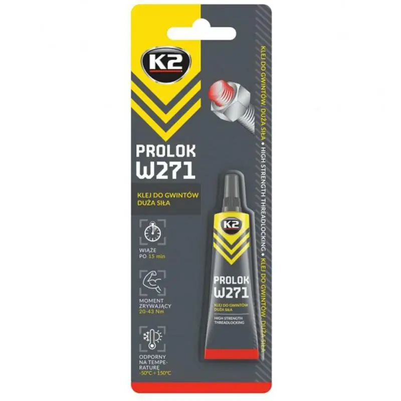 Najlepsza cena K2-PROLOK HIGH DO BLOKADY SRUB 6ML