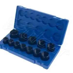 Komplet nasadek do obrobionych nakrętek Action 12 szt. 1/2'' 13,5 -31,5 Nowy
