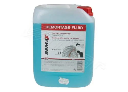 Płyn do demontażu opon zapieczonych na starych obęczach Remaxx Demontic Fluid 5l Oferta czasowa