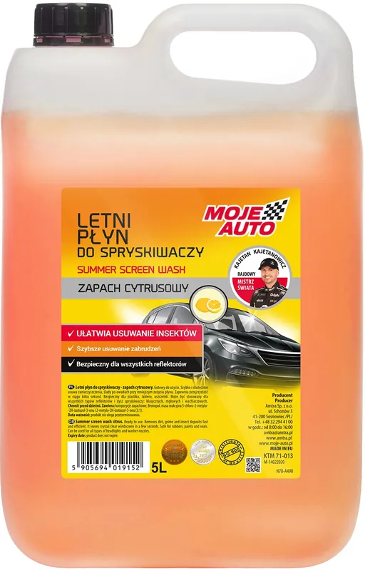 Okazja MOJE AUTO -LETNI PLYN DO SPRYSKIWACZY 5L