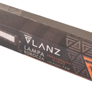 Ostatnia szansa Lampa robocza prostokątna 72W 24 LED GLANZ