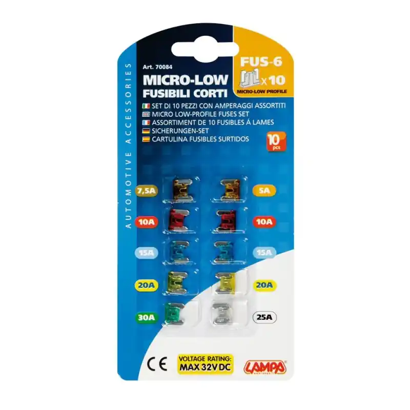 Darmowa dostawa Bezpieczniki płytkowe MINI LOW niski profil 12/32V