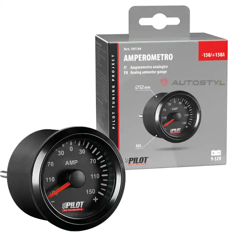 Black Analogue Gauge Series – Amperomierz Ø 2” (52 mm) Wybór klientów