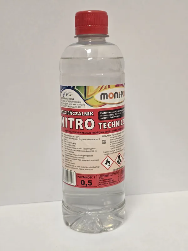 ROZPUSZCZALNIK NITRO S-TECHNICZNY 0,5L Ostatnie sztuki