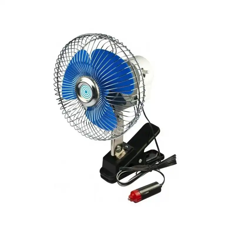 Wentylator chrom 12V 6'' z klipsem Bestseller