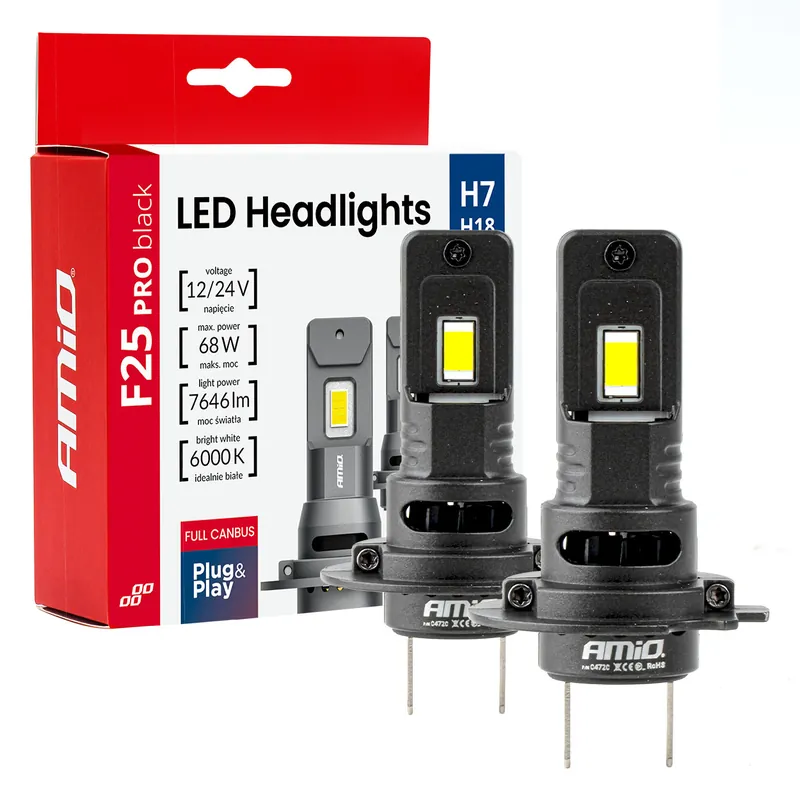 Nowy ŻARÓWKI SAMOCHODOWE LED / HEADLIGHTS H7