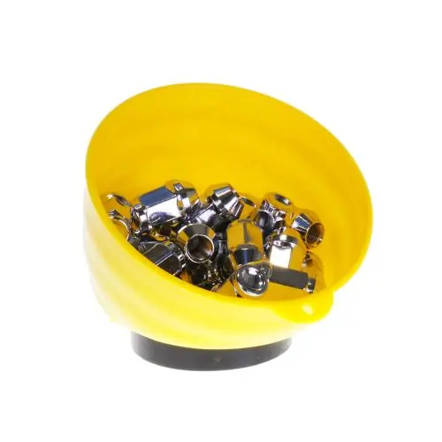 Bezpieczne zakupy Miseczka magnetyczna - pojemnik plastik YELLOW 130mm