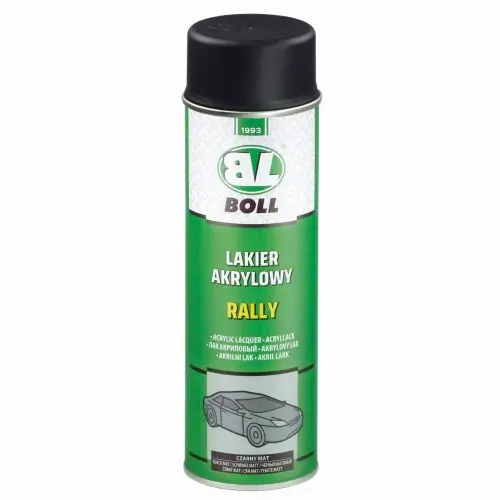 BOLL Lakier akrylowy RALLY czarny mat ( spray 500ml ) Tani