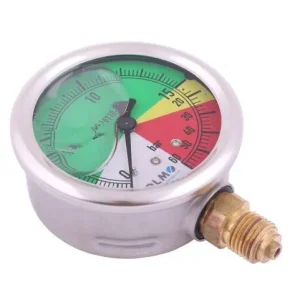 Wyjątkowa oferta Manometr glicerynowy M63 0-15/60 bar gwint G1/4" dolne przyłącze. obudowa kwasoodporna. Opryskiwacz POLMO