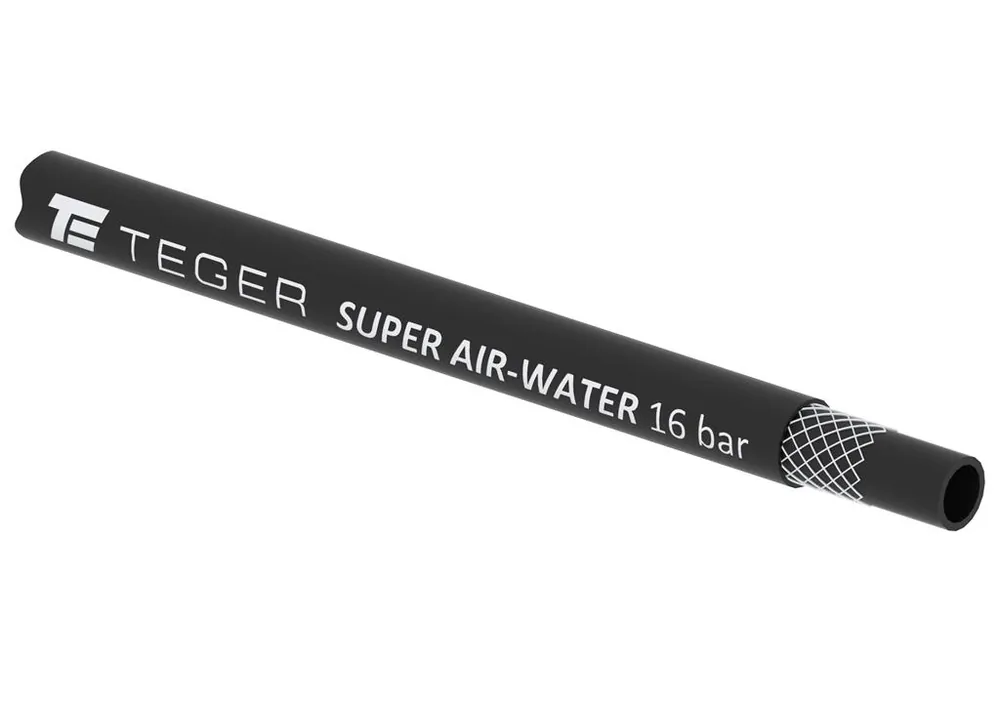 Zniżka Wąż do sprężonego powietrza i wody SUPER AIR-WATER - DN6.3 - 16 bar / 1.6 Mpa TEGER (sprzedawane po 20m)