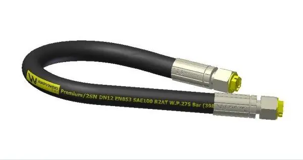 Wybór klientów Przewód hydrauliczny 275 bar gwint M22x1.5 proste L-800mm 336-632-552-119 , 7214/07-082/1 UNHZ 750 Cyklop (AA-13-800; P11P11) 27,5MPa Waryński