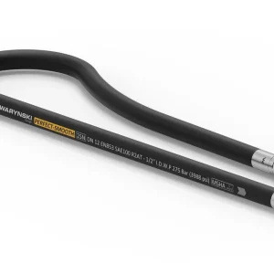 Przewód hydrauliczny gładki z uszczelnieniem - 275 bar gwint M22x1.5 proste L-630mm DN12-2SN (AB-13-630; P11P21)  27.5MPa Waryński Nowość