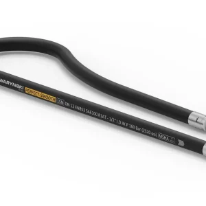 Oferta limitowana Przewód hydrauliczny gładki z uszczelnieniem - gwint M22x1.5 prosta/90 stopni (kolanko) L-1500mm DN12-1SN (AK-13-1500; P11P12) 16.0MPa Waryński