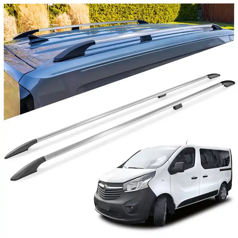 Relingi dachowe Opel Vivaro B X82 L1 SWB 2014-2019 Aluminium plast Premium