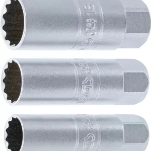 Zestaw nasadek BGS do świec zapłonowych 14-16-18 mm | 3 szt.. NK-501 Wyjątkowa oferta
