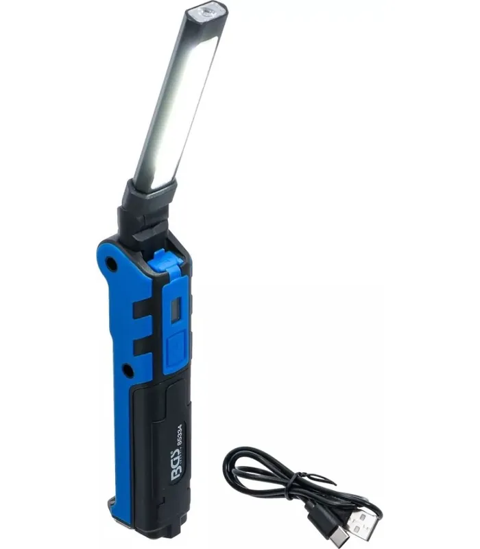 Akumulatorowa latarka przegubowa BGS LED COB 5W | 360 lm | USB-C NK-485 Zamów dziś
