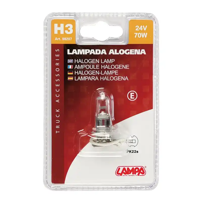 Żarówka H3 70W 24W PK22s 1 SZTUKA BLISTER LAMPA Super okazja