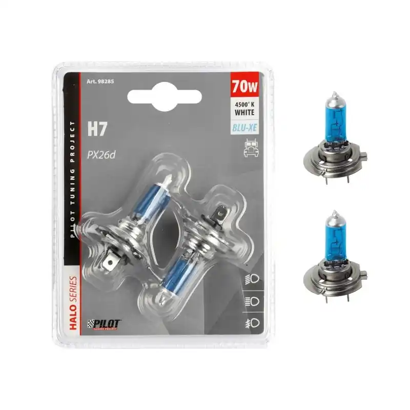 Żarówka H7 70W 24V BLU XENON PX26d 2 sztuki blister Promocja