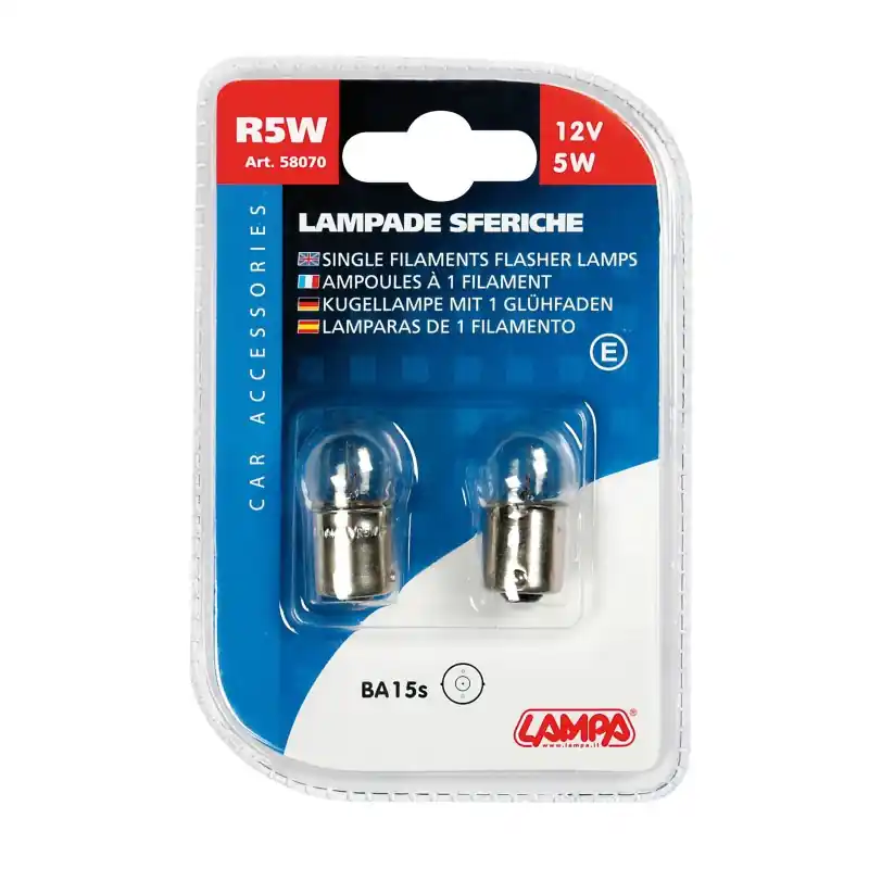 Żarówka R5W 12V LAMPA blister Obniżka ceny