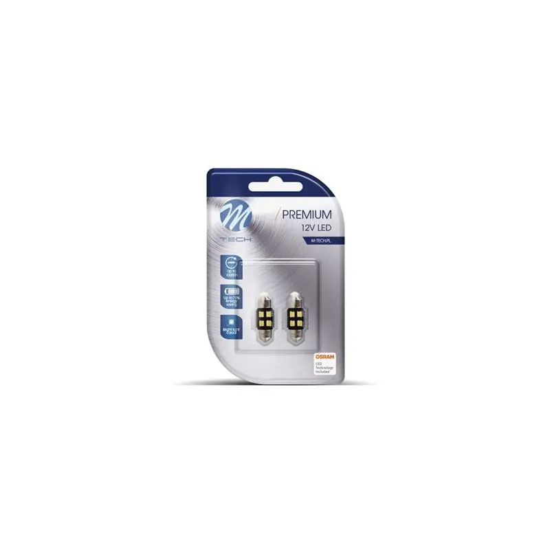 Popularny Żarówka Rurka C5W 4 SMD CANBUS 31mm 2 sztuki OSRAM