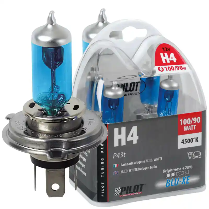 Żarówki XENON H4 12V 100/90W P43t 2 sztuki BOX Zniżka