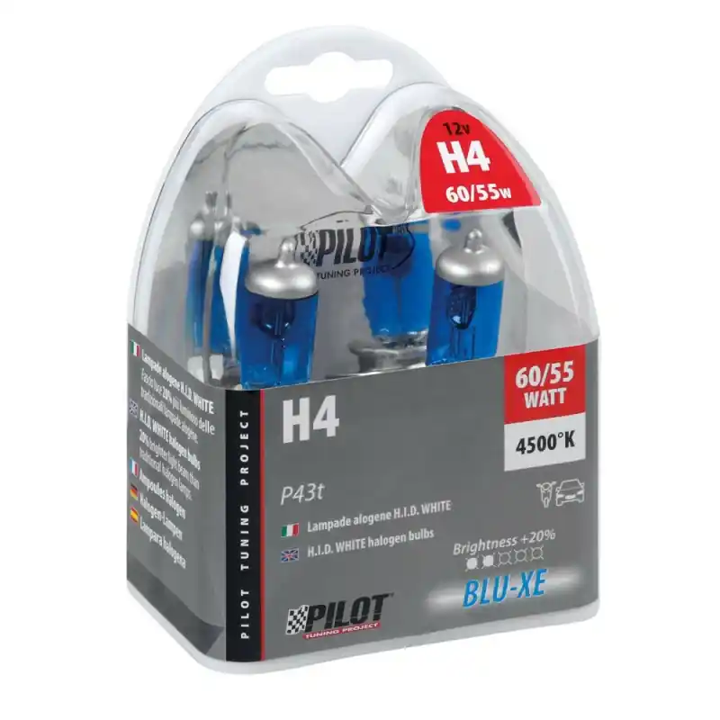Żarówki XENON H4 12V 60/55W P43t 2 sztuki BOX Promocja