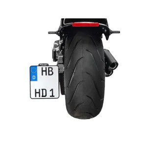 HeinzBikes boczny uchwyt na tablicę rejestracyjną. Czarny AT-4270 Wysoka jakość