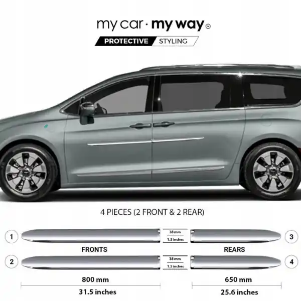 CHRYSLER PACIFICA 2017-22 – Listwy CHROM na Drzwi Promocja