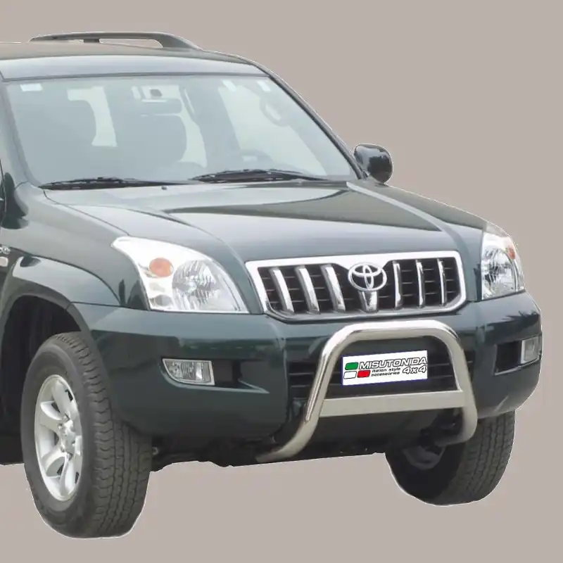 Bezpieczna płatność Orurowanie przednie z homologacją EC do Toyota Land Cruiser 120 63mm