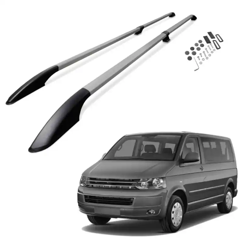 Relingi dachowe Volkswagen VW T5 Transporter 2003-2015 L1 Srebrne Kup online