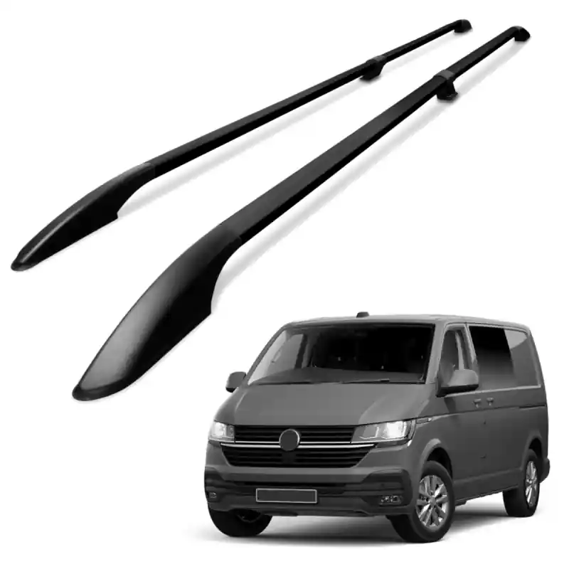 Wybór klientów Relingi dachowe Volkswagen VW T6.1 Transporter 2019+ L2 Czarne
