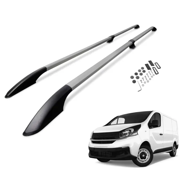 Wyprzedaż Relingi dachowe Fiat Talento 296 2016-2021 L2 Srebrne
