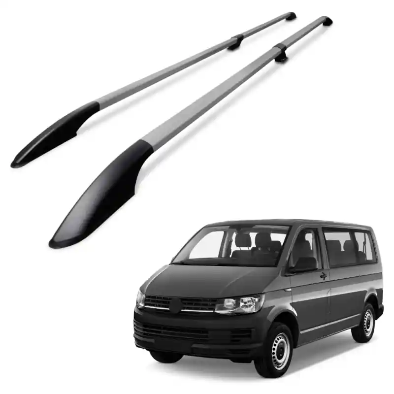 Relingi dachowe Volkswagen VW T6 Transporter 2015-2019 L2 Srebrne Sprawdź teraz