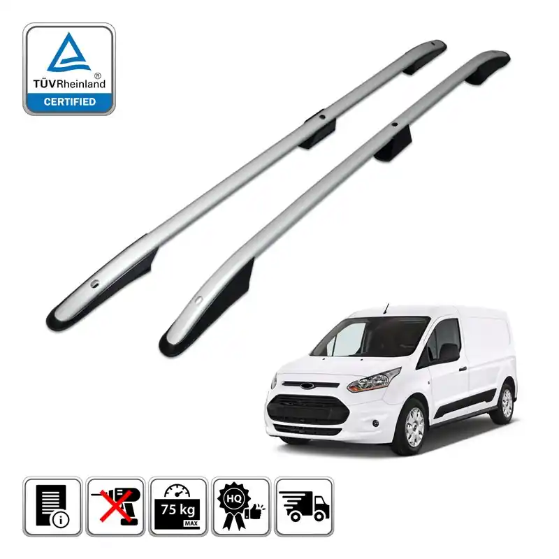 Zniżka Relingi dachowe Ford Tourneo Connect 2013-2022 L1 Srebrne