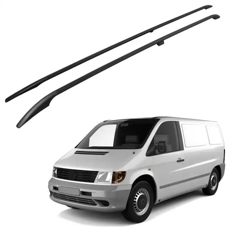 Super okazja Relingi dachowe do Mercedes MB Vito W638 1996-2003 Czarne