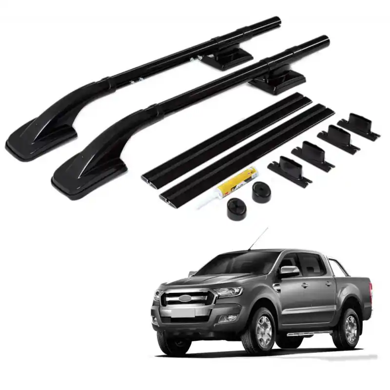 Tylko dziś Relingi dachowe Ford Ranger III 2012-2015 Czarne z belkami