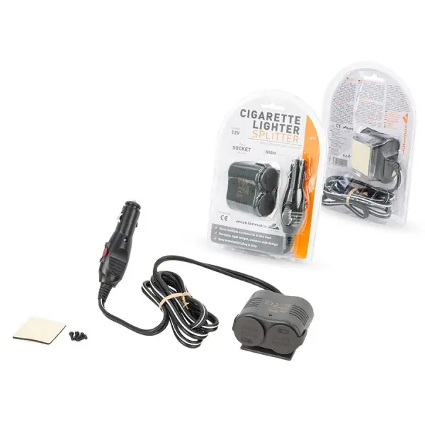 Podwójne gniazdo zapalniczki samochodowej bez USB 12V HEAVY DUTY - NOWOŚĆ Tani