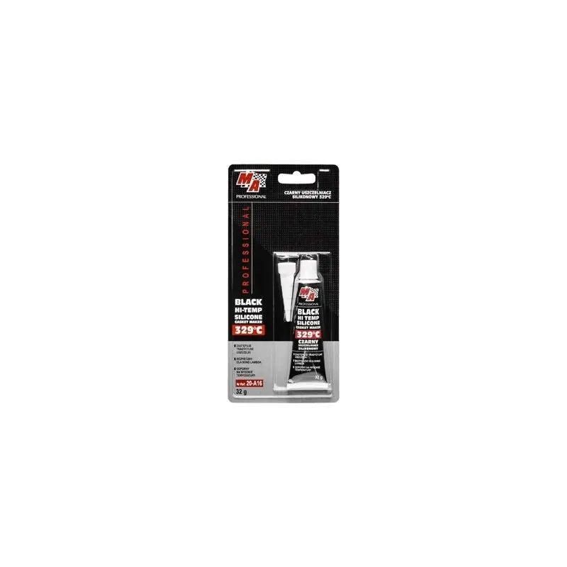Promocja Uszczelniacz silikonowy czarny 329 st.C MA PROFESSIONAL - 32 g.