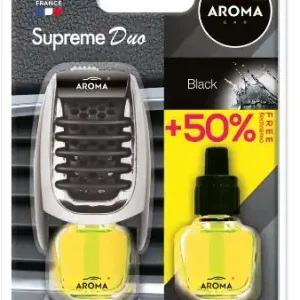Oferta SUPREME DUO Odświeżacz powietrza Black (AROMA CAR) 1/10