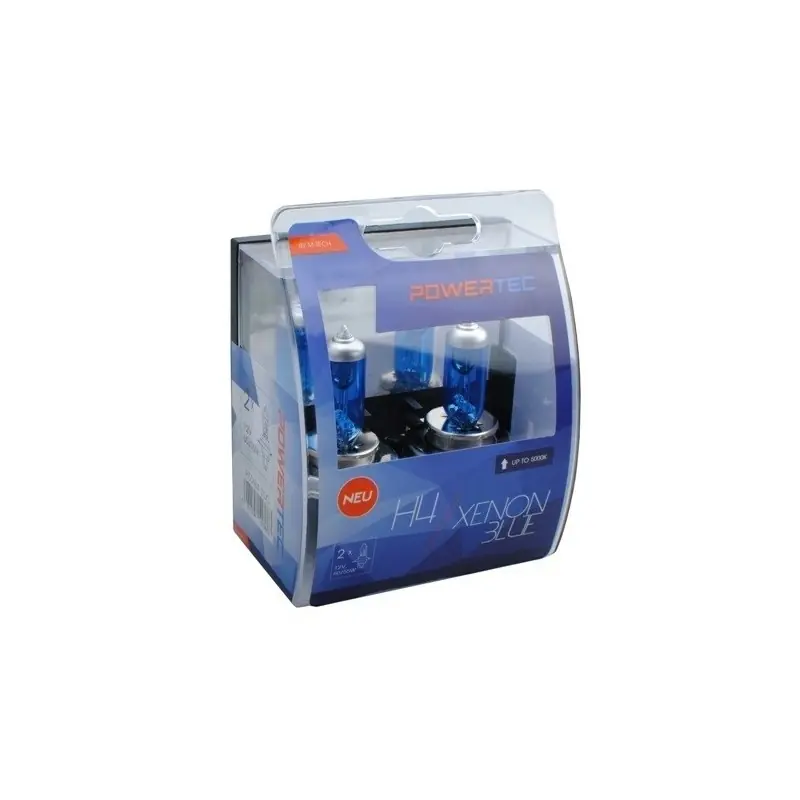 Bestseller Żarówki Powertec H4 Xenon Blue 12V - 2 sztuki