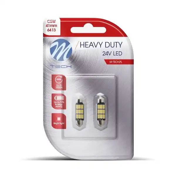 2 x Dioda LED - C5W 41mm 9xSMD5630 24V White (LB9816W) Oferta czasowa