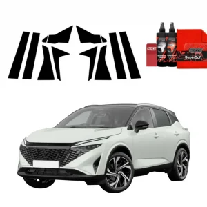 10w1 Czarna folia na słupki do Nissan Qashqai 3 Facelift (2024-2026) Bestseller