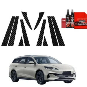 10w1 Folia karbonowa na słupki do BYD Seal 06 Dm-i Touring (2025-2026) Wyjątkowa oferta