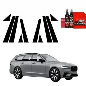 10w1 Czarna folia na słupki do Volvo V90 (2021-2026) Zamów dziś