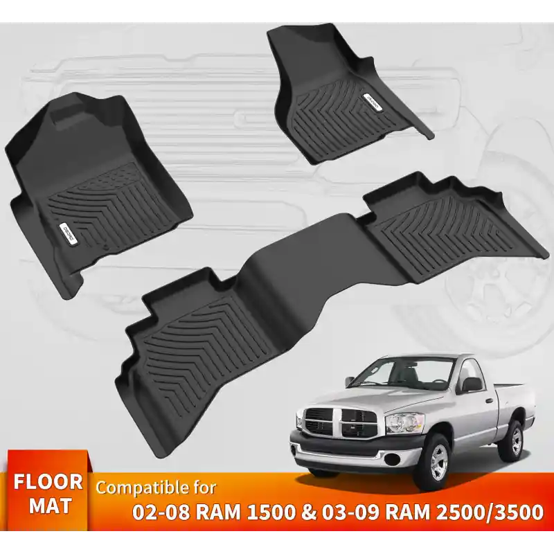 DYWANIKI SAMOCHODOWE QUAD CAB DODGE RAM RAM 1500 02-08 Zniżka
