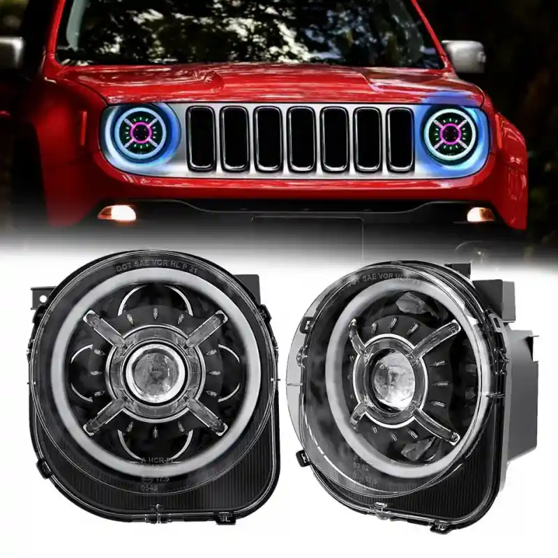 REFLEKTORY PRAWY LEWY LED RGB KOMPLET JEEP RENEGADE 15-21 Wyjątkowa oferta