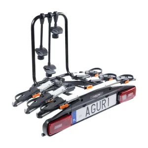 Aguri Active Bike PRO 3 Silver bagażnik rowerowy na hak do przewozu 3 rowerów Obniżka ceny